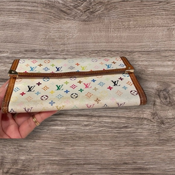 Murakami × Louis Vuitton International Multicolore Wallet🔥rare🔥 - Picture 2 of 8